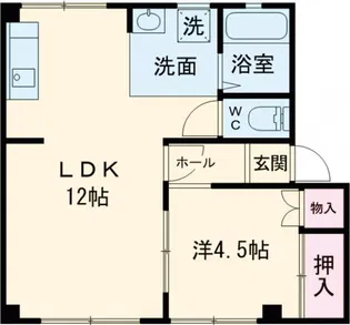 あんさんぶる【1階】の間取り