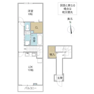 カメリア双葉【2階】の間取り