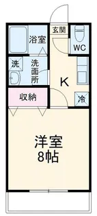 レオ伍拾六番館【1階】の間取り