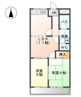 プチキャロル【2階】の間取り