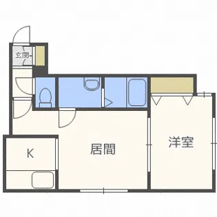 ティンカーベル【2階】の間取り