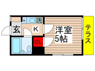 コーポ牧原【1階】の間取り