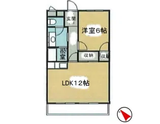 NKマンション第2【2階】の間取り
