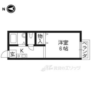 アリエッタ草津【1階】の間取り