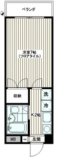 フォーレ蓮根【2階】の間取り