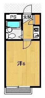 フラットニフティー【1階】の間取り