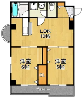 ルグラン【4階】の間取り
