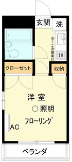 HAMAハイツ【2階】の間取り