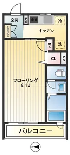 フジハイムユキ【3階】の間取り