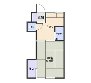 しげる荘【2階】の間取り