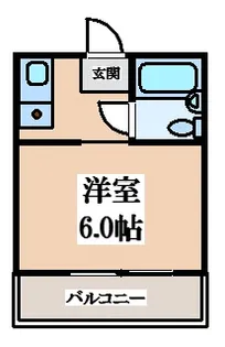 1Kの間取り画像