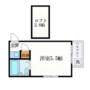 グリーンハイツ 上尾【2階】の間取り
