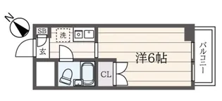スプリーム横浜【4階】の間取り