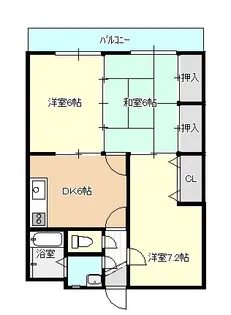エミネントたらみ【2階】の間取り