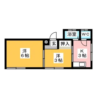 メゾン服部1【3階】の間取り