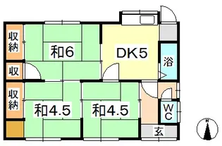 岡山県倉敷市連島中央2【一戸建】の間取り