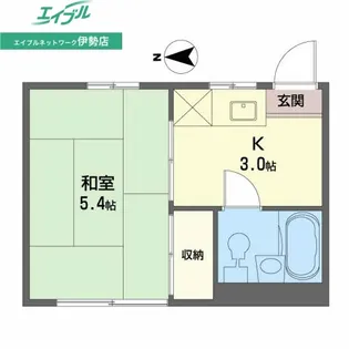 コーポロイヤル【1階】の間取り