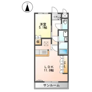 グランコート【1階】の間取り