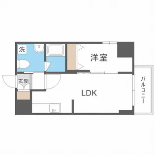 シティコート北1条【3階】の間取り