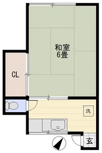 岡田荘【2階】の間取り
