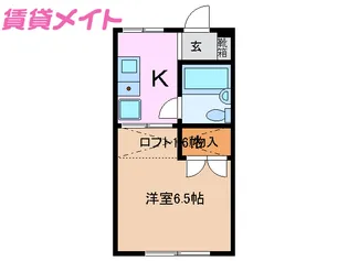 レジデンス森の宮【1階】の間取り