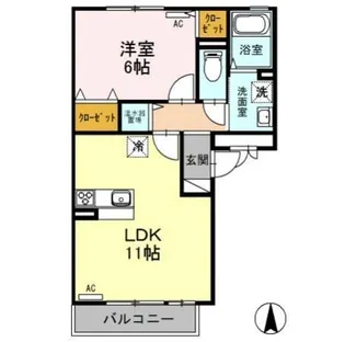 セブンワンテン F【3階】の間取り