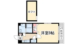 シャンテドミール淡路【5階】の間取り