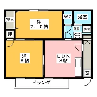 ハビテーション要【2階】の間取り