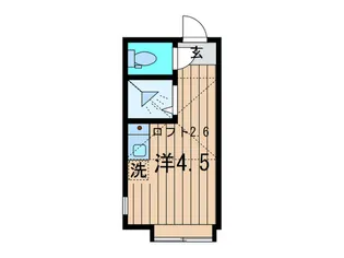 Belle Bloom目黒本町【2階】の間取り