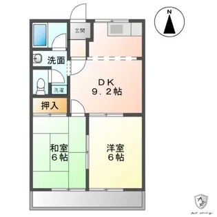 ラントシャフトK【2階】の間取り