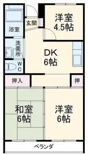 藤和ハイム【3階】の間取り