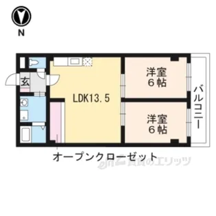 ハウスオブローゼ3【1階】の間取り