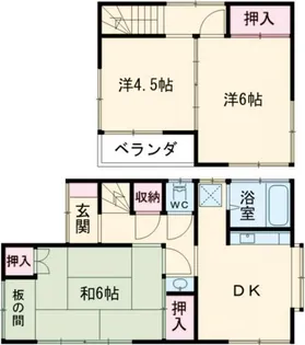 茨城県土浦市並木2【一戸建】の間取り