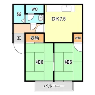 リリーハイツ岡本 B【2階】の間取り