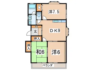 メゾンスズキ A【2階】の間取り