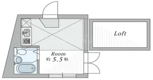アーバンスクエア沼袋B棟【2階】の間取り