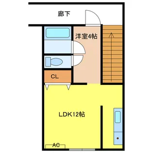第2美水【2階】の間取り