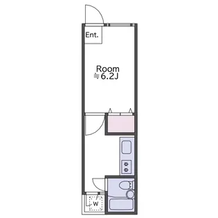 ウィング古屋【1階】の間取り