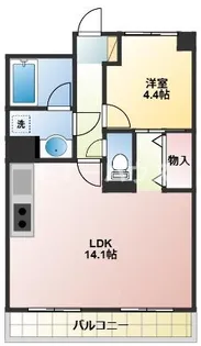 ラ・フォレ薬円台【3階】の間取り