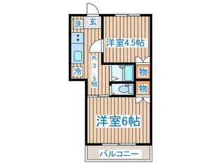 ア-バン初台【2階】の間取り