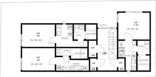 サンバレー春日町【1階】の間取り