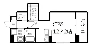 ヴィーニョ ヴェルデ【4階】の間取り