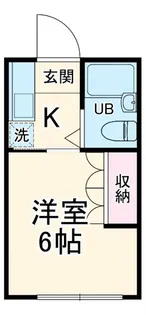 エンゼル西生田A【1階】の間取り
