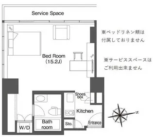 ウエリスアーバン品川タワー【9階】の間取り