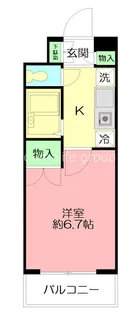 フレンズえびな【1階】の間取り