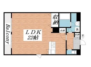 メゾン・ド・ラヴィ【1階】の間取り