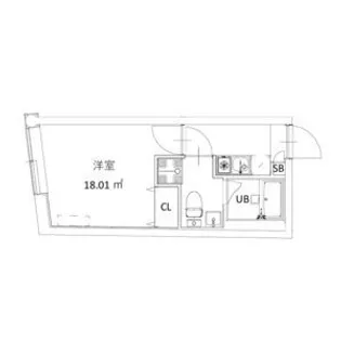フラシア北赤羽【3階】の間取り