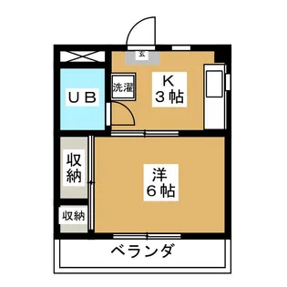 メープルハイツ【3階】の間取り