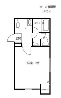 ラ・ペール【1階】の間取り