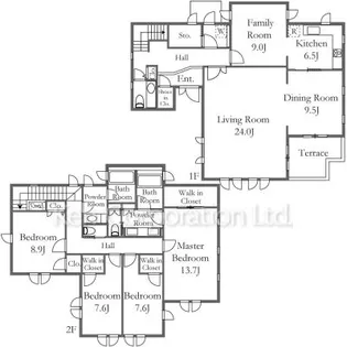 東京都渋谷区大山町【一戸建】の間取り